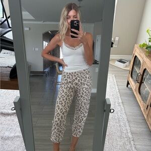 Leopard Print Women's Pajama Pants